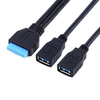 Inconntec USB 3.0 20Pin IDC to 3.0 AFx2pcs Y Cable