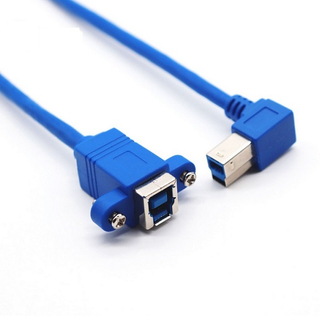 Inconntec USB 3.0 BM L Type to BF Cable for For Panel Mount